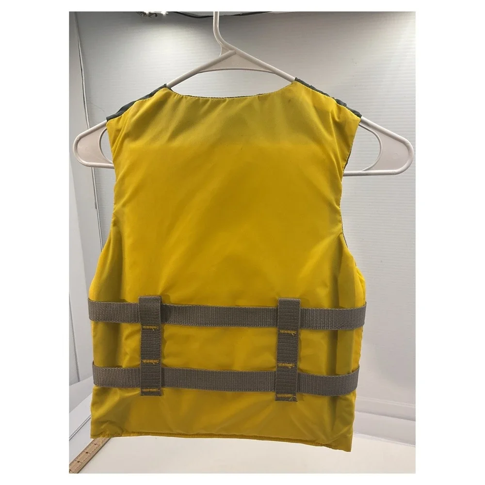 Stearns Youth Life Jacket PFD Type III Ski Vest‎ Yellow Gray